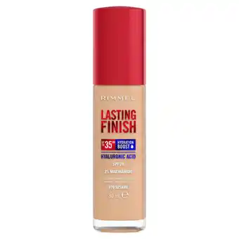 Asda Rimmel London Lasting Finish 35 Hour Foundation 070 Sesame offer