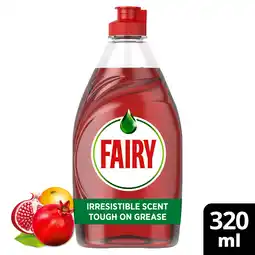 Iceland Fairy Washing Up Liquid Pomegranate & Grapefruit 320ML offer