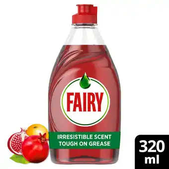 Iceland Fairy Washing Up Liquid Pomegranate & Grapefruit 320ML offer