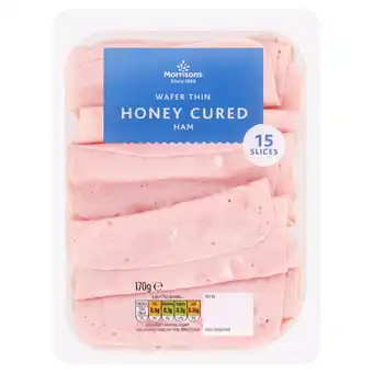 Morrisons Morrisons Wafer Thin Honey Cured Ham offer