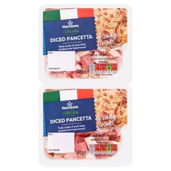 Morrisons Morrisons Diced Italian Pancetta offer