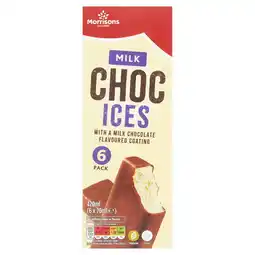 Morrisons Morrisons 6 Milk Choc Ices Ice Cream offer