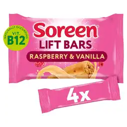 Morrisons Soreen Lift Bars Raspberry & Vanilla offer