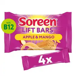 Morrisons Soreen Lift Bars Apple & Mango 4 x 42g offer