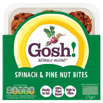 Morrisons Gosh! Spinach & Pine Nut Bites offer