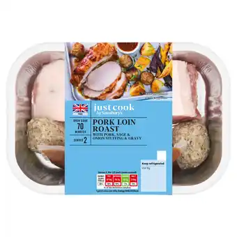 Sainsbury's Sainsbury's Just Cook Mini British Pork Roast 743g offer