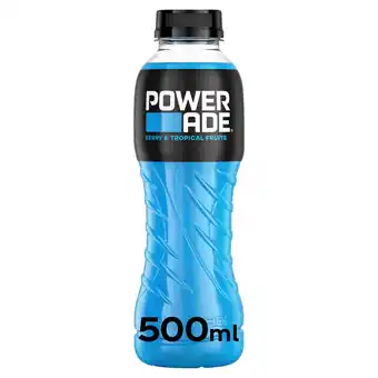 Sainsbury's Powerade Berry & Tropical Sports Drink 500ml offer