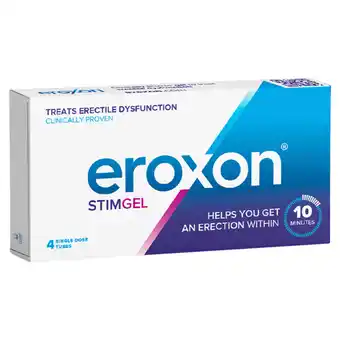 Asda Eroxon Stimgel 4 Single Dose Tubes offer