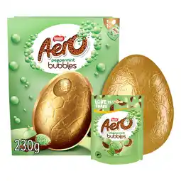 Iceland Aero Bubbles Peppermint Milk Chocolate Giant Easter Egg 230g offer