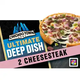 Iceland Chicago Town 2 Deep Dish Ultimate Cheesesteak Mini Pizzas 2 x 160g offer