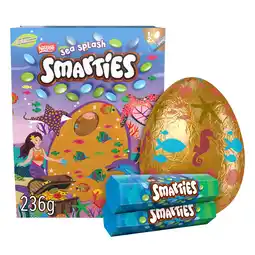 Iceland Smarties Sea Splash Milk Chocolate Giant Easter Egg 226g offer