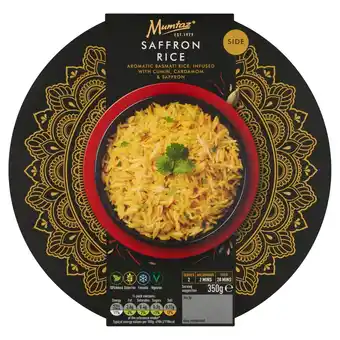 Morrisons Mumtaz Saffron Rice offer