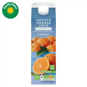 Sainsbury's Sainsbury's 100% Pure Squeezed Smooth Orange Juice, Not From Concentrate 1L offer