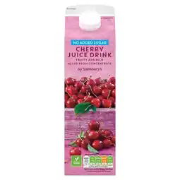 Sainsbury's Sainsbury's Cherry Juice Drink 1L offer