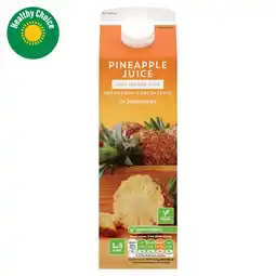 Sainsbury's Sainsbury's 100% Pure Squeezed Pineapple Juice, Not From Concentrate 1L offer