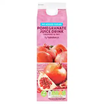 Sainsbury's Sainsbury's Pomegranate Juice Drink, No Added Sugar 1L offer