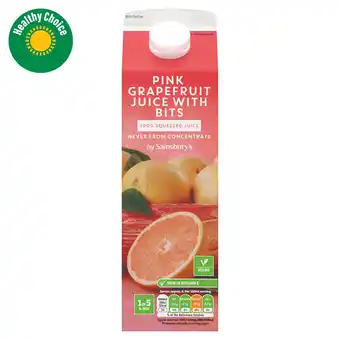 Sainsbury's Sainsbury's 100% Pure Squeezed Pink Grapefruit Juice, Not From Concentrate 1L offer