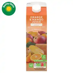 Sainsbury's Sainsbury's Orange & Mango Juice, Not From Concentrate 1L offer