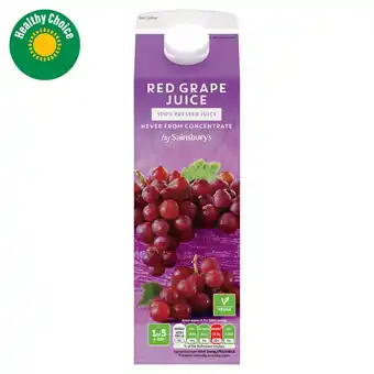 Sainsbury's Sainsbury's Red Grape Juice, Not From Concentrate 1L offer