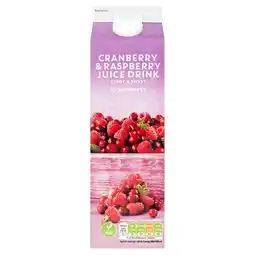 Sainsbury's Sainsbury's Cranberry & Raspberry Juice Drink 1L offer