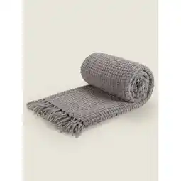 Asda George Home Grey Chenille Throw offer