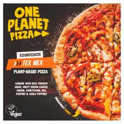 Asda One Planet Pizza Sourdough Tex Mex Plant-Based Pizza 360g offer