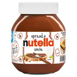 Iceland Nutella Hazelnut Chocolate Spread Jar 630g offer
