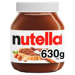 Iceland Nutella Hazelnut Chocolate Spread Jar 630g offer