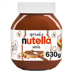 Iceland Nutella Hazelnut Chocolate Spread Jar 630g offer