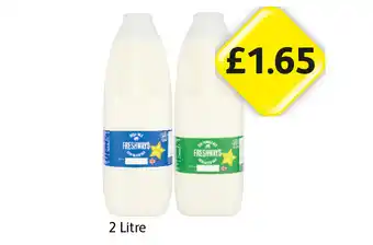 Londis Freshways Milk Whole, Semi-Skimmed offer