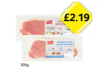 Londis Jack's Back Bacon Rashers Smoked, Unsmoked offer