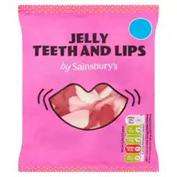 Sainsbury's Sainsbury's Jelly Teeth & Lips 70g offer