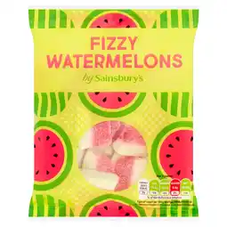 Sainsbury's Sainsbury's Fizzy Watermelons 160g offer