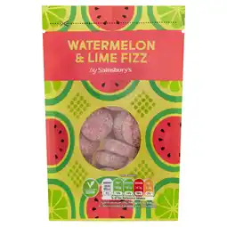 Sainsbury's Sainsbury's Watermelon & Lime Fizz 120g offer