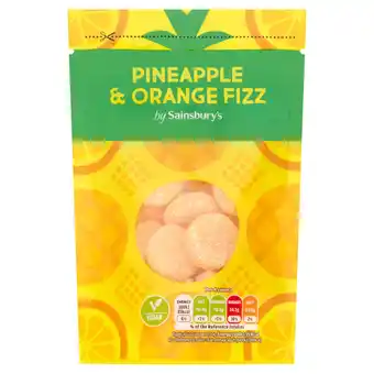 Sainsbury's Sainsbury's Pineapple & Orange Fizz 120g offer