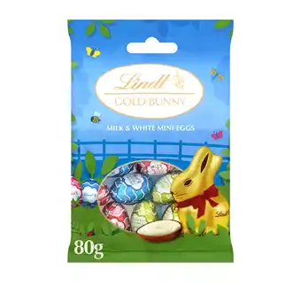 Sainsbury's Lindt Gold Bunny Milk Chocolate Easter Mini Eggs Bag 80g offer