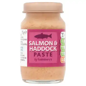 Sainsbury's Sainsbury's Salmon & Haddock Paste 75g offer