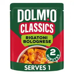 Sainsbury's Dolmio Classics Rigatoni Bolognese Pasta Ready Meal 250g offer