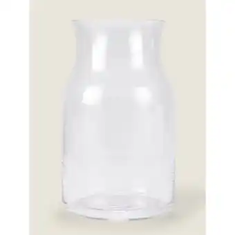 Asda George Home Clear Glass Vase offer