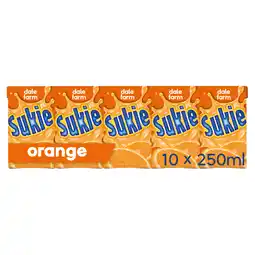 Iceland Dale Farm Sukie Orange Drink 10 x 250ml offer