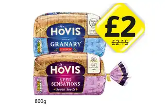 Londis Hovis Granary, Seed Sensations offer