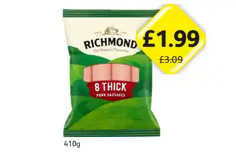 Londis Richmond Pork Sausages offer