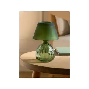 Asda George Home Green Glass Candle Holder offer