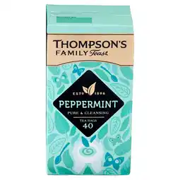 Iceland Thompson's Peppermint - 40 Tea Bags (80g) offer