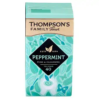 Iceland Thompson's Peppermint - 40 Tea Bags (80g) offer