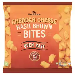 Morrisons Morrisons Cheddar Cheese Hash Brown Bites offer