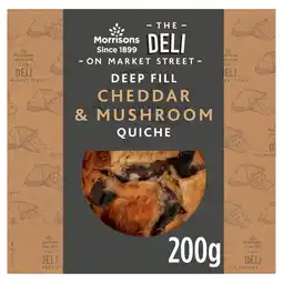 Morrisons Morrisons Mushroom And Cheddar Quiche offer