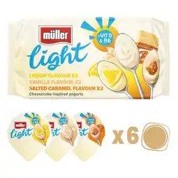 Morrisons Muller Light Lemon, Vanilla & Salted Caramel Yogurt offer