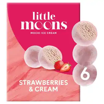 Morrisons Little Moons Strawberries & Cream Mochi Ice Cream offer