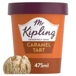 Morrisons Mr Kipling Caramel Tart Ice Cream Tub offer